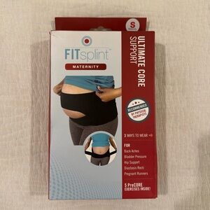 Fit Splint Maternity Ultimate Core Support for pregnant runners, etc. Sz Small